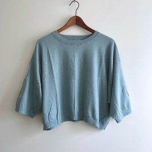 GAP Cropped Cotton Sweater